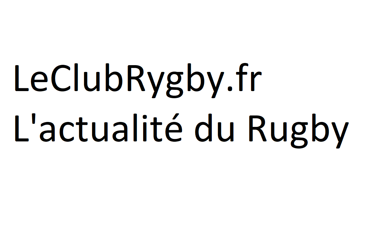 Actualité Rugby